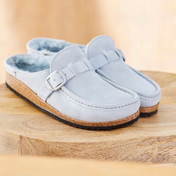 NWB Birkenstock buckley genuine shearling mule - Picture 1 of 14